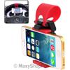 MAXY SUPPORTO AUTO UNIVERSALE DA VOLANTE BLACK-RED PER SMARTPHONE DA 55CM A 76 CM LARGHEZZA PER MODELLI A MARCHIO OPPO