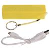 MAXY POWER BANK CARICA BATTERIA EMERGENZA UNIVERSALE PACK DA 2600 MAH YELLOW PER MODELLI A MARCHIO APPLE