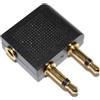 MAXY ADATTATORE AUDIO JACK 3,5MM DA AEREO VIDEO MONITOR BLACK