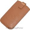 MAXY CUSTODIA DA CINTURA A FONDINA DEKO-13 CASE POUCH UNIVERSALE BROWN PER MODELLI A MARCHIO SAMSUNG