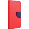 FANCY CUSTODIA A LIBRO FANCY BOOK CASE PER APPLE IPHONE 14 PRO RED-NAVY