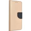 FANCY CUSTODIA A LIBRO FANCY BOOK CASE PER SAMSUNG GALAXY S22 ULTRA S908 GOLD-BLACK