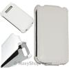 XQISIT CUSTODIA ORIGINALE LEATHER FLIP PER BLACKBERRY 9700 WHITE