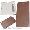 HUAWEI CUSTODIA ORIGINALE FLIP COVER ASCEND P6 BROWN