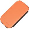 KALAIDENG KLD CUSTODIA FLIP COVER BOOK CHARMING II CASE PER SAMSUNG GALAXY S3 MINI I8190 - VE I8200 ORANGE