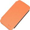 KALAIDENG KLD CUSTODIA FLIP COVER BOOK CHARMING II CASE PER SAMSUNG GALAXY S4 I9500 - I9505 ORANGE