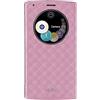 LG CUSTODIA FLIP COVER QUICK CIRCLE CASE ORIGINALE G4 PINK