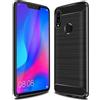 BCASE CUSTODIA B-CASE TPU SILICONE COVER CASE PER HUAWEI NOVA 3 CARBON METAL BLACK