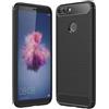 BCASE CUSTODIA B-CASE TPU SILICONE COVER CASE PER HUAWEI P SMART CARBON METAL BLACK