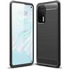 BCASE CUSTODIA B-CASE TPU SILICONE COVER CASE PER HUAWEI P40 CARBON METAL BLACK