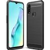BCASE CUSTODIA B-CASE TPU SILICONE COVER CASE PER OPPO A31 CARBON METAL BLACK