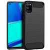 BCASE CUSTODIA B-CASE TPU SILICONE COVER CASE PER OPPO A52 CARBON METAL BLACK