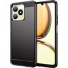 BCASE CUSTODIA B-CASE TPU SILICONE COVER CASE PER REALME NOTE 50 CARBON METAL BLACK