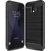 BCASE CUSTODIA B-CASE TPU SILICONE COVER CASE PER SAMSUNG GALAXY J4 (2018) CARBON METAL BLACK