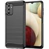 BCASE CUSTODIA B-CASE TPU SILICONE COVER CASE PER SAMSUNG GALAXY M23 5G CARBON METAL BLACK