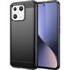 BCASE CUSTODIA B-CASE TPU SILICONE COVER CASE PER XIAOMI 13 CARBON METAL BLACK
