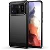 BCASE CUSTODIA B-CASE TPU SILICONE COVER CASE PER XIAOMI MI 11 ULTRA CARBON METAL BLACK