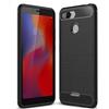 BCASE CUSTODIA B-CASE TPU SILICONE COVER CASE PER XIAOMI REDMI 6 CARBON METAL BLACK