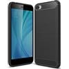 BCASE CUSTODIA B-CASE TPU SILICONE COVER CASE PER XIAOMI REDMI NOTE 5A CARBON METAL BLACK