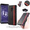 MAXY CUSTODIA F-CASE TPU SILICONE ELEGANT FEBER COVER CASE PER APPLE IPHONE X - XS CARBON BLACK