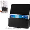 MAXY WALLET CASE CUSTODIA DA CINTURA ORIZZONTALE UNIVERSALE SIZE I92 BLACK PER MODELLI A MARCHIO SAMSUNG