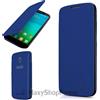 ALCATEL CUSTODIA FLIP COVER ORIGINALE FC7050 OT-S9 POP FASHION BLU