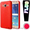 MAXY CUSTODIA TPU SILICONE FLUO GLITTER CASE PER SAMSUNG GALAXY S7 EDGE G935 RED