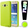 MAXY CUSTODIA TPU SILICONE FLUO GLITTER CASE PER SAMSUNG GALAXY S7 G930 LIME