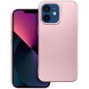 METAL CUSTODIA TPU SILICONE METAL COVER CASE PER APPLE IPHONE 12 - 12 PRO ROSA