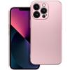 METAL CUSTODIA TPU SILICONE METAL COVER CASE PER APPLE IPHONE 14 PRO MAX ROSA