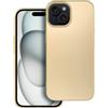 METAL CUSTODIA TPU SILICONE METAL COVER CASE PER APPLE IPHONE 15 GOLD