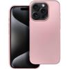 METAL CUSTODIA TPU SILICONE METAL COVER CASE PER APPLE IPHONE 15 PRO ROSA
