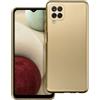 METAL CUSTODIA TPU SILICONE METAL COVER CASE PER SAMSUNG GALAXY A12 - M12 GOLD