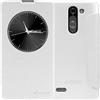NILLKIN CUSTODIA SPARKLE LEATHER FLIP BOOK CASE LG L BELLO WHITE
