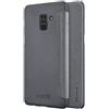 NILLKIN CUSTODIA SPARKLE LEATHER FLIP BOOK CASE SAMSUNG GALAXY A8 (2018) A530F BLACK