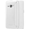 NILLKIN CUSTODIA SPARKLE LEATHER FLIP BOOK CASE SAMSUNG GALAXY J1 J100 WHITE
