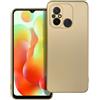 METAL CUSTODIA TPU SILICONE METAL COVER CASE PER XIAOMI REDMI 12C GOLD