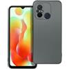METAL CUSTODIA TPU SILICONE METAL COVER CASE PER XIAOMI REDMI 12C GREY