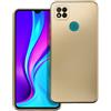 METAL CUSTODIA TPU SILICONE METAL COVER CASE PER XIAOMI REDMI 9C GOLD