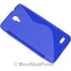 MAXY SSYL CUSTODIA TPU SILICONE COVER CASE PER SAMSUNG GALAXY ACE 2 I8160 BLU