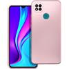 METAL CUSTODIA TPU SILICONE METAL COVER CASE PER XIAOMI REDMI 9C ROSA