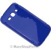 MAXY SSYL CUSTODIA TPU SILICONE COVER CASE PER SAMSUNG GALAXY ACE 3 S7270 BLUE