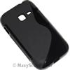 MAXY SSYL CUSTODIA TPU SILICONE COVER CASE PER SAMSUNG GALAXY ACE DUOS S6802 BLACK