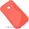 MAXY SSYL CUSTODIA TPU SILICONE COVER CASE PER SAMSUNG GALAXY ACE DUOS S6802 RED