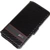 BMW CUSTODIA FLIP COVER PER SAMSUNG GALAXY ALPHA G850 CARBON LOOK