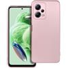 METAL CUSTODIA TPU SILICONE METAL COVER CASE PER XIAOMI REDMI NOTE 12 5G ROSA