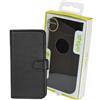 ORBYX CUSTODIA ORIGINALE FLIP BOOK COVER CASE PER SAMSUNG GALAXY S4 I9500 - I9505 - VE I9515 BLACK