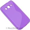 MAXY SSYL CUSTODIA TPU SILICONE COVER CASE PER SAMSUNG GALAXY CORE ADVANCE I8580 PURPLE