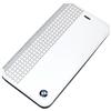 BMW CUSTODIA ORIGINALE FLIP COVER PERFORATED PER APPLE IPHONE 6 PLUS - 6S PLUS WHITE
