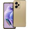METAL CUSTODIA TPU SILICONE METAL COVER CASE PER XIAOMI REDMI NOTE 12 PRO+ 5G GOLD